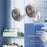 S19 Portable Dual Head Clip Fan 5V 5W Wall Mount Desktop Fan for Office Car Camping - 5