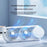 Y-9 Dual Head Folding Fan Rechargeable Twin Turbine Vertical Horizontal Hanging Circulating Fan - White - 6