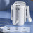 F-070 Portable Waist Fan Semiconductor Cooling 5-Speed Mini Fan for Outdoor Work - White - 3
