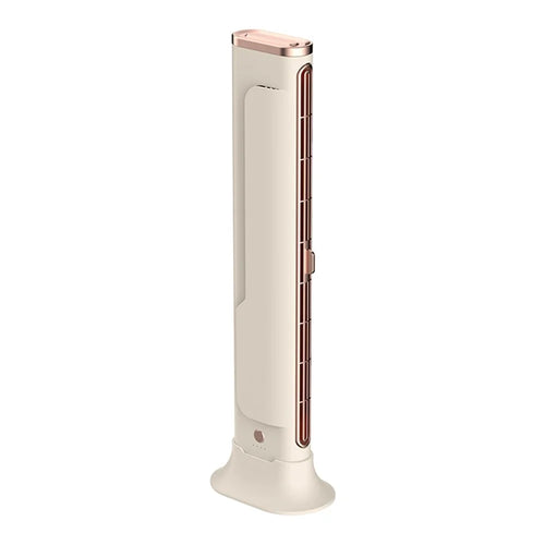 F3 Bladeless Desktop Fan Adjustable Air Outlet Wall Mount Table Fan for Office Kitchen Bedroom - Beige - 1