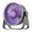 Z2 5-Speed Portable Circulation Desk Fan 1200mAh Type-C Rechargeable Cooling Fan - Grey - 1