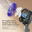 JKJ-108 Air Circulation Desk Fan 2400mAh 5-Speed Adjustable Height Oscillating Floor Fan - White Grey - 5