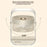 FA7 Desktop Circulating Fan 5 Speeds 1200mAh USB-C Rechargeable Portable Fan with Night Light and Aromatherapy - Beige - 7
