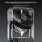 FA12 Desktop Circulating Fan 199-Speed Stepless Digital Display Night Light Rechargeable Cooling Fan - Transparent Black - 4