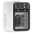 L8 Mini Air Cooler 500ml Tank 3000mAh Rechargeable 25W 2-Speed Desktop Mist Fan - 1