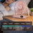 L1 Ultra Slim Foldable Desktop Fan USB Rechargeable 5-Speed Summer Cooling Fan - Blue - 7