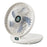 S1 Foldable Desk Fan 3-Speed USB-C Rechargeable Wall Mount Fan with 90 Degree Adjustable Angle - White - 2