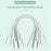 F60 Portable USB Charging Hanging Neck Mini Cooling Fan Summer Bladeless Fan Cooler - White - 3
