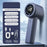 G1 Handheld Fan 14000RPM 3-Speed LED Digital Display 2000mAh Portable Mini USB-C Desk Fan - Blue - 2