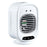 L16 Portable Air Conditioner Fan USB-C Rechargeable 3-Speed Desktop Cooling Mist Humidifier - White - 1