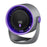 Z3 100-Speed Air Circulation Fan USB Rechargeable 360 Degree Oscillation Wall Mount Desktop Fan - Gray Purple - 1
