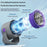 Z3 100-Speed Air Circulation Fan USB Rechargeable 360 Degree Oscillation Wall Mount Desktop Fan - Gray Purple - 3