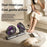 FS-39 Dual Head Oscillating Fan with Light USB Rechargeable 360 Degree Air Circulator for Desk Wall Mount - Gray - 5