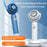 F10 Mini Portable Handheld Desktop Neck Hanging Rotatable Fan Cooler Rechargeable Summer Cooling Fan - White - 2