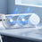 Dual Head Circulating Fan 5 Speeds 10H Timer Low Noise for Desktop Camping Bedroom - White - 4