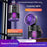 DF1 2 in 1 Fan Mosquito Killer Lamp with 5-Speed Brushless Motor for Outdoor Camping Home - Black Purple - 4