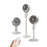 F1 Air Circulator Fan Adjustable Height Quiet Desktop Floor Stand Fan with Remote Control - Plug-In Style - 1