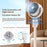 F1 Air Circulator Fan Adjustable Height Quiet Desktop Floor Stand Fan with Remote Control - Plug-In Style - 5