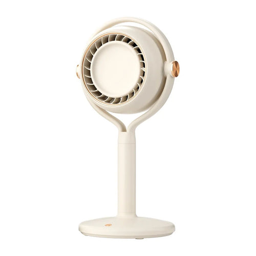 Y-3 Floor Standing Bladeless Fan 1800mAh USB-C Rechargeable 3-Speed Air Circulation Fan - Beige - 1