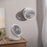 EDON E808 Portable Desktop Wall Mount ABS Fan Cooler Foldable Rechargeable Summer Cooling Fan - Grey - 4