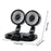 9626 360 Degree Rotation Double Head Car Cooling Fan Rechargeable Two Speeds Desk Fan - Black - 6