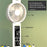 Built-in 2000mAh Battery Table LED Light Rechargeable Clock Function Pen Holder Reading Lamp Fan (with USB Cable) - 3