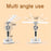 Built-in 2000mAh Battery Table LED Light Rechargeable Clock Function Pen Holder Reading Lamp Fan (with USB Cable) - 5