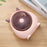 MEILISOON Rechargeable Summer Mini Desktop Fan Cooler Cute Cartoon 2-Speed Cooling Fan - Pink - 2
