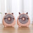 MEILISOON Rechargeable Summer Mini Desktop Fan Cooler Cute Cartoon 2-Speed Cooling Fan - Pink - 3