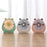 MEILISOON Rechargeable Summer Mini Desktop Fan Cooler Cute Cartoon 2-Speed Cooling Fan - Pink - 5