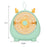 MEILISOON Rechargeable Summer Mini Desktop Fan Cooler Cute Cartoon 2-Speed Cooling Fan - Pink - 6