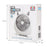 MEILISOON Rechargeable Summer Mini Desktop Fan Cooler Cute Cartoon 2-Speed Cooling Fan - Pink - 7
