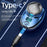 Portable Electric Razor Digital Display Mini Waterproof ABS Rechargeable Cordless Shaver - Silver - 3