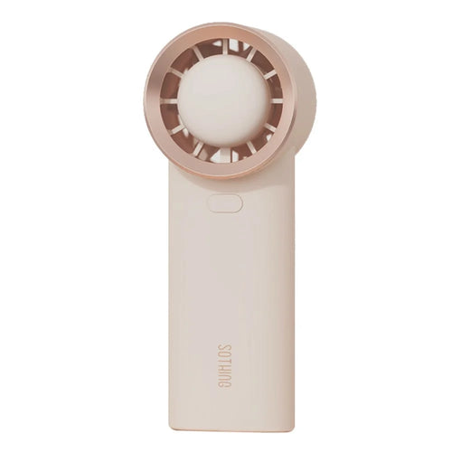 SOTHING 3600mAh Turbo Handheld Fan USB Rechargeable Bladeless Summer Cooling Fan - White - 1