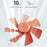SOTHING Forest Pro Desktop Fan 3 Wind Speeds Shaking Head USB Rechargeable Cooling Fan - Apricot - 3