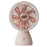 SOTHING Bridal Bouquet Desktop Fan Shaking Head USB Rechargeable Cooling Fan - Apricot - 1