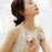 SOTHING Neck-Mounted Fan USB Rechargeable Bladeless 360-Degree Rotation Cooling Fan - Apricot - 3