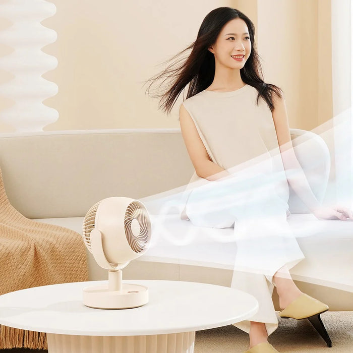 SOTHING Desktop Cooling Fan Built-In 4000mAh Battery Portable Small Fan with 5 Gear Speed - 2