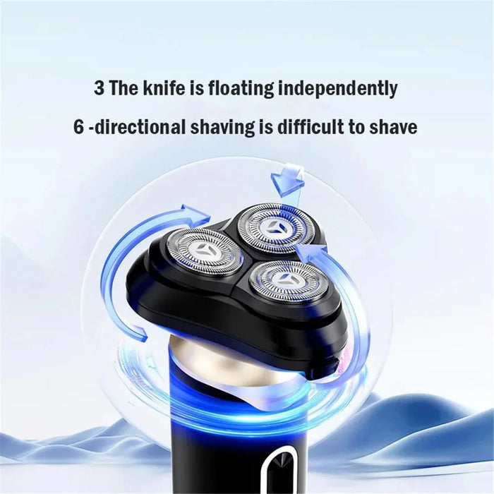 XIAOMI YOUPIN ENCHEN D6 Shaver Rechargeable Razors Cordless Men Floating Head Electric Shaver (Chinese Version) - 6