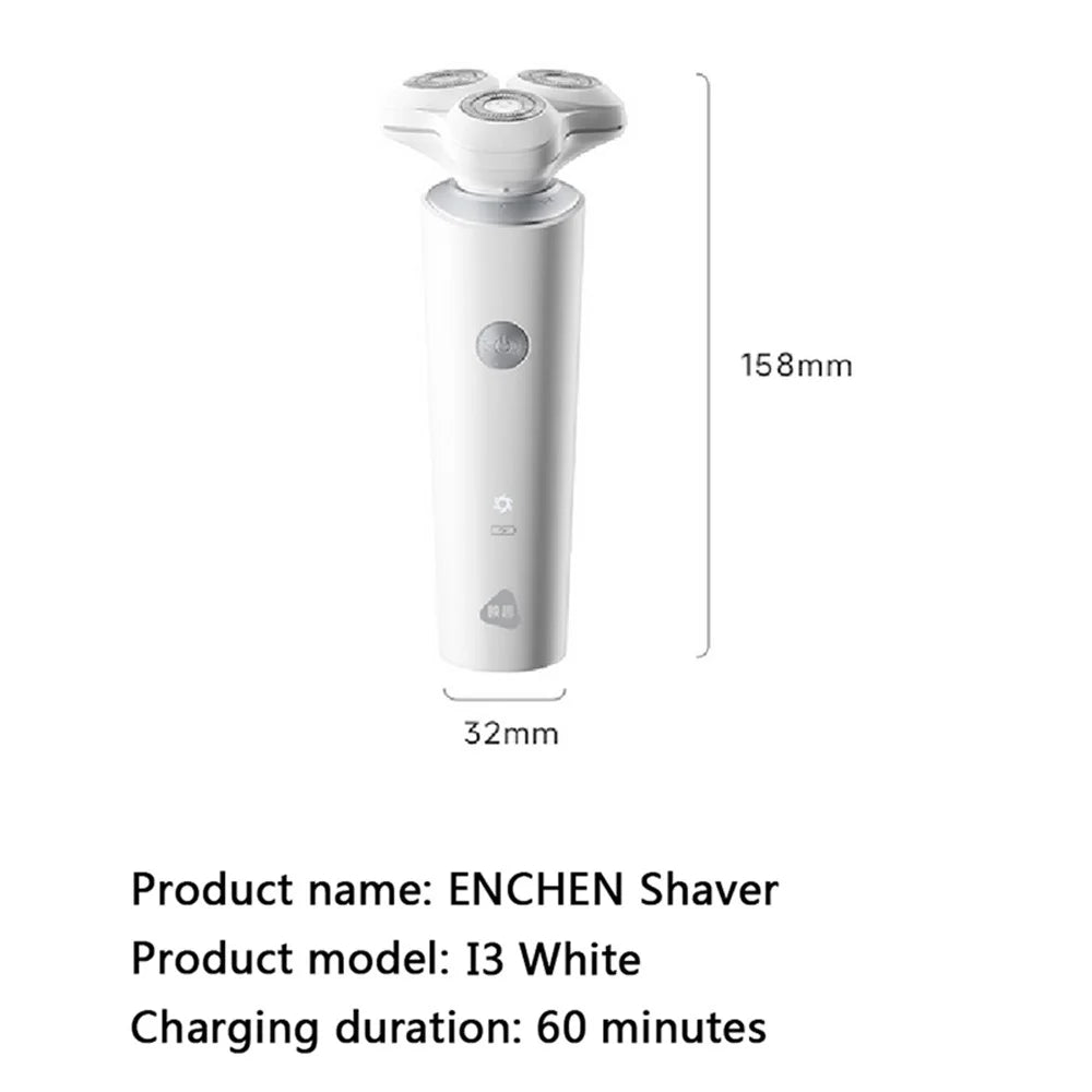 XIAOMI YOUPIN ENCHEN Electric Shaver Rechargeable Cordless Magnetic Head Travel Razor for Men - 6