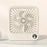 W30 Battery-Powered Digital Display Cooling Fan Portable Quiet Mini Desktop Fan - Beige - 1