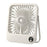 W30 Battery-Powered Digital Display Cooling Fan Portable Quiet Mini Desktop Fan - Beige - 2