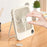 W30 Battery-Powered Digital Display Cooling Fan Portable Quiet Mini Desktop Fan - Beige - 5