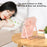 W30 Battery-Powered Digital Display Cooling Fan Portable Quiet Mini Desktop Fan - Beige - 7