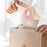 W10 USB Rechargeable 4 Gears Silent Portable Handheld Fan with Digital Display - White - 4