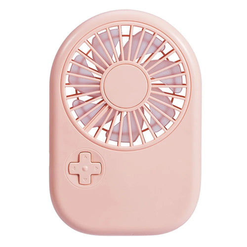 N12B Mini Handheld Fan Cooler Portable Rechargeable Summer Cooling Fan - Pink - 1