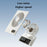 N15 Desktop Hanging USB Fan Foldable Strong Wind Cooler for Home Kitchen Office - Apricot - 5