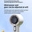WX638 Rechargeable Cooling Fan 100 Wind Speeds High Speed Turbine Handheld Fan - Black - 4