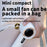WX638 Rechargeable Cooling Fan 100 Wind Speeds High Speed Turbine Handheld Fan - Black - 5