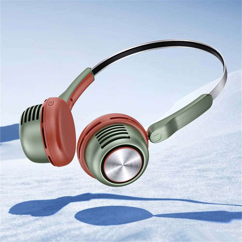 MF088 Rechargeable Hanging Neck Cooling Fan Portable 5 Wind Speeds Summer Fan - Green - 2